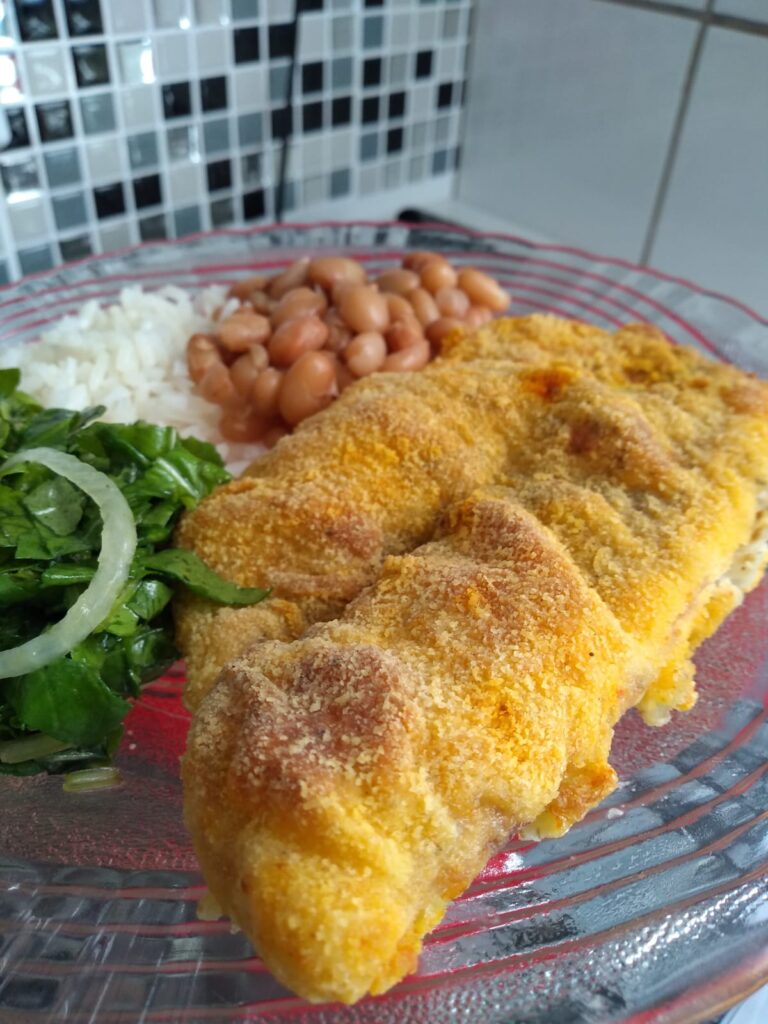 Fil De Peixe Milanesa Empanado Na Airfryer