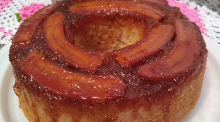 Bolo de Banana de Liquidificador Fácil e Rápido