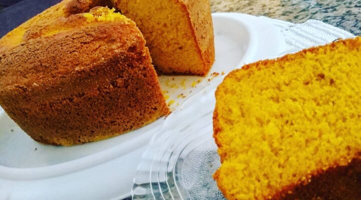 Bolo de fubá sem farinha de trigo