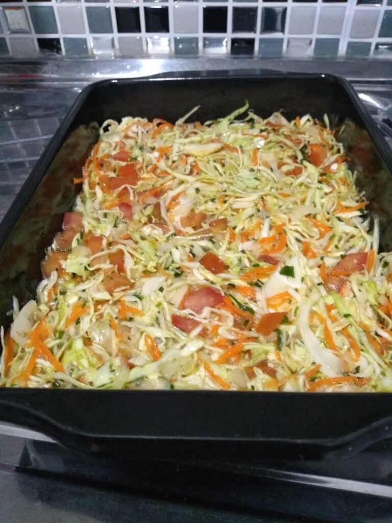 Gratinado de repolho com ovos 5 Gratinado de repolho