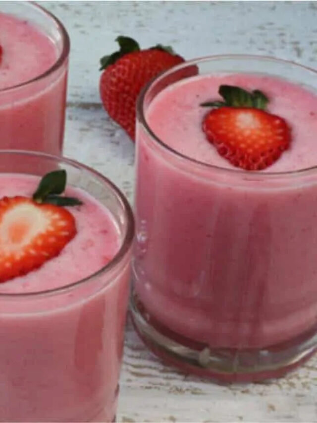 cropped coquetel de morango sem alcool