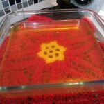 Gelatina com creme de leite 2