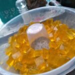 Gelatina com creme de leite 3