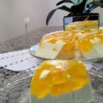 Gelatina com creme de leite 6