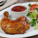 Coxa e sobrecoxa assada com batatas 2 coxa e sobrecoxa assada com batatas