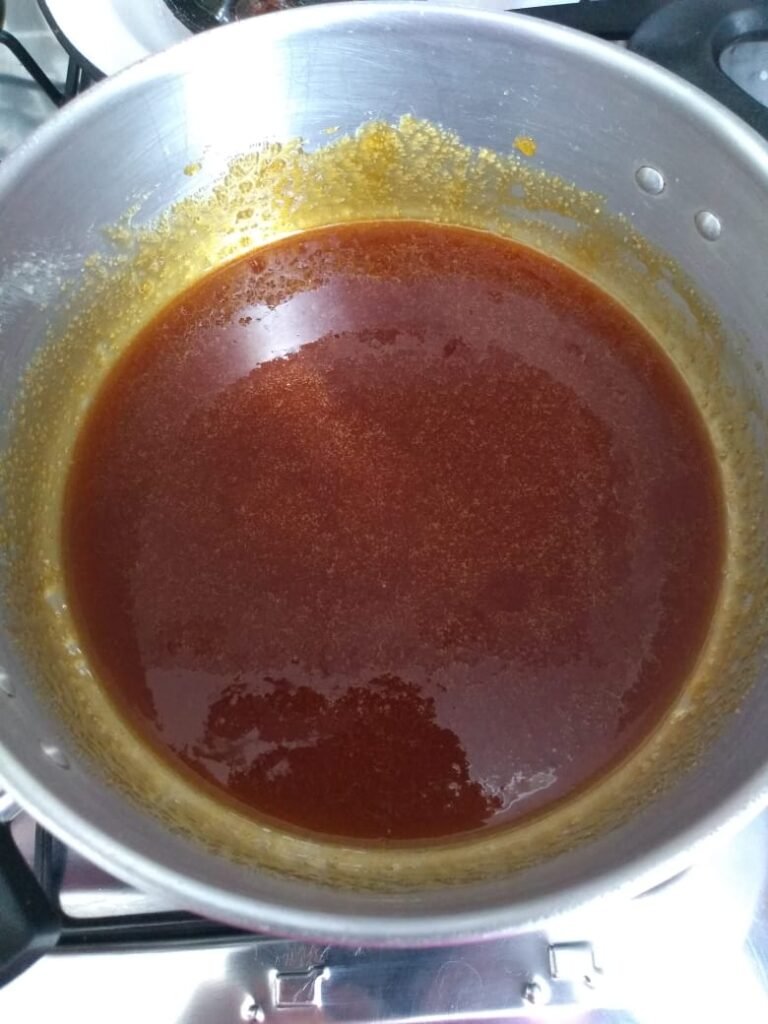 Manjar de Coco com Calda de Ameixa