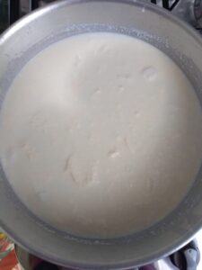 Manjar de coco com calda de ameixa 2