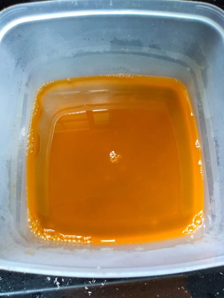 Gelado de pêssego