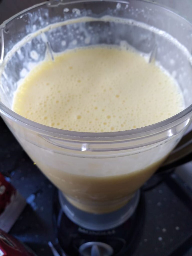 Gelado de pêssego