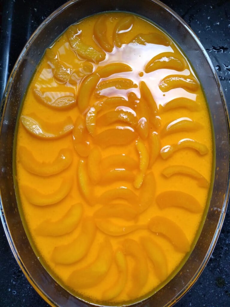 Gelado de pêssego