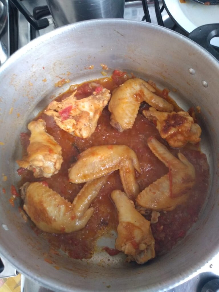 Frango com quiabo