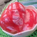 Calda de morango (feito com suco em pó) 7 Calda de morango