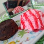 Petit gateau de chocolate em po