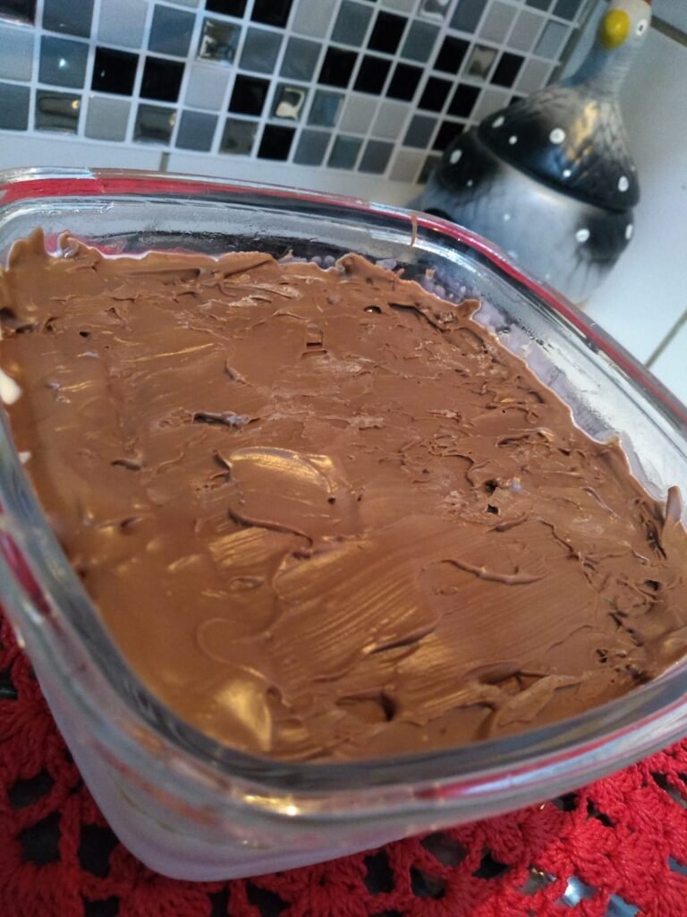 Sorvete magnum caseiro de travessa