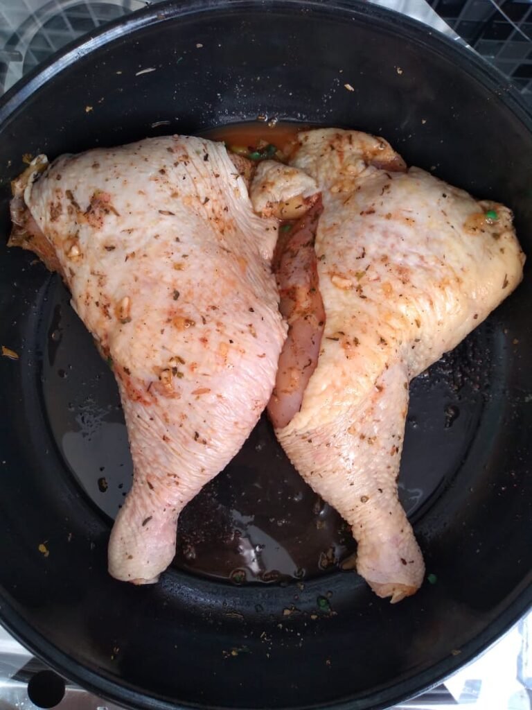 Coxa e Sobrecoxa na AirFryer 3 Coxa e Sobrecoxa na AirFryer