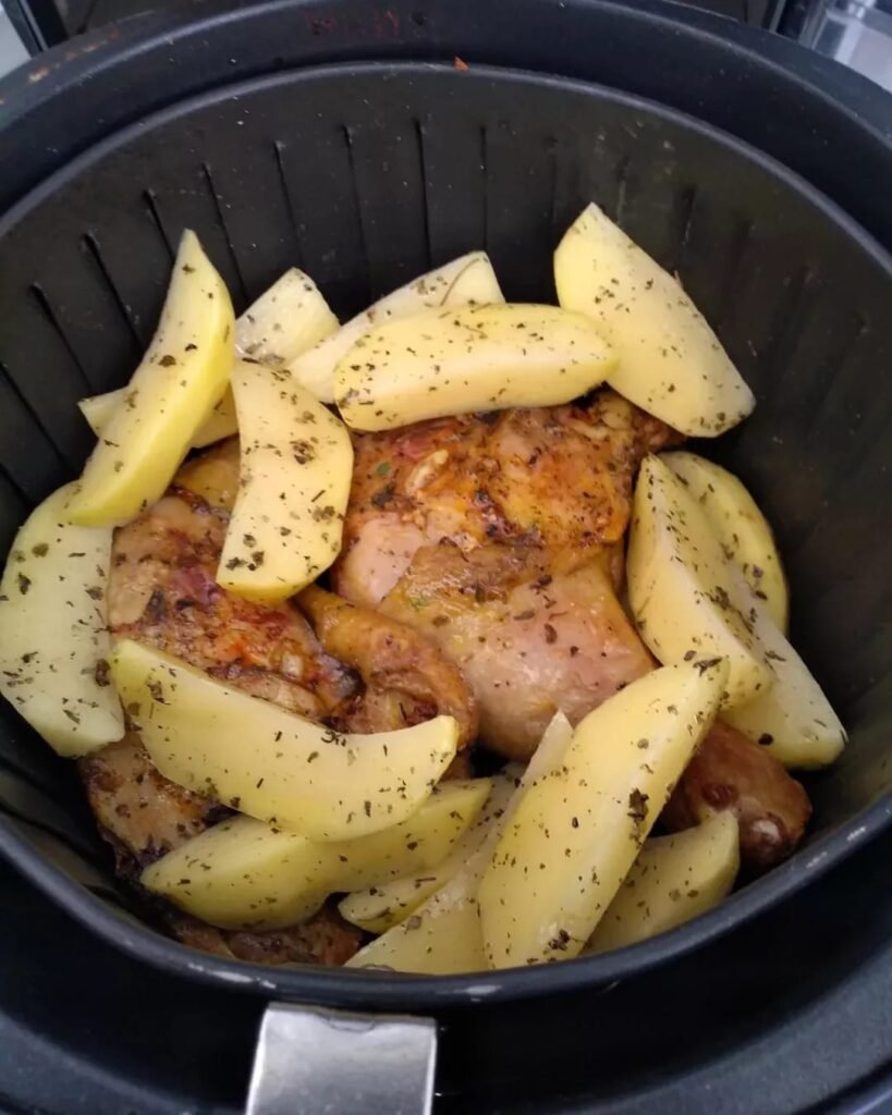 Coxa e Sobrecoxa na AirFryer 6 Coxa e Sobrecoxa na AirFryer