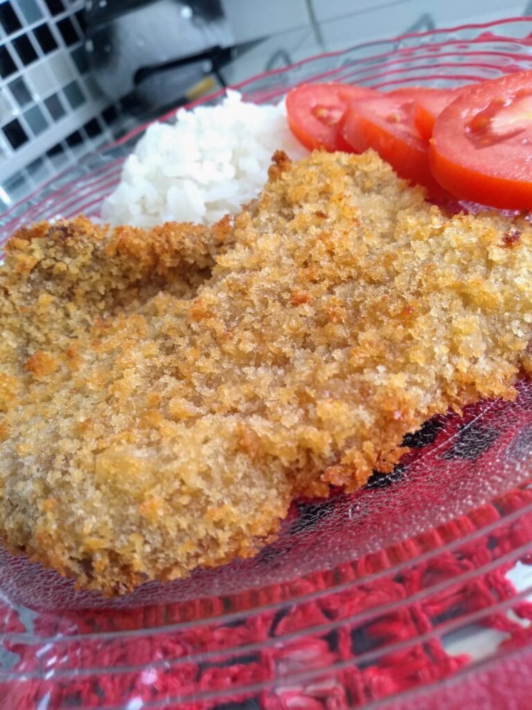 Bife de Carne à Milanesa na Airfryer 10 Bife de Carne à Milanesa na Airfryer