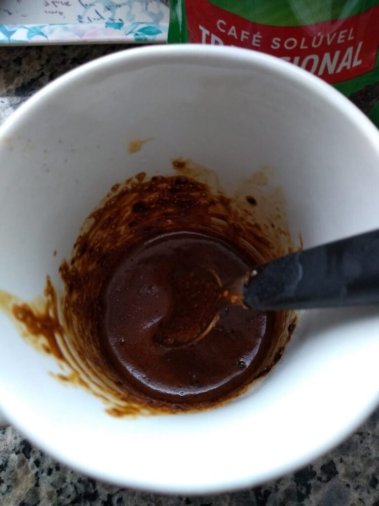 Café cremoso (porção individual)