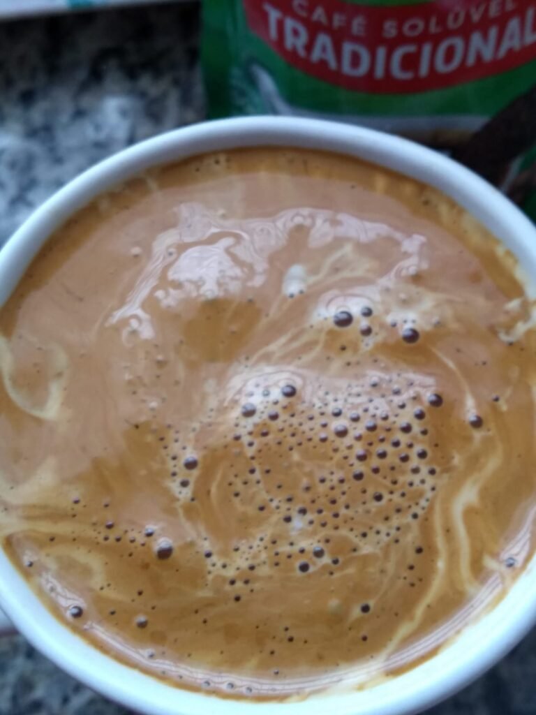 Café cremoso (porção individual)