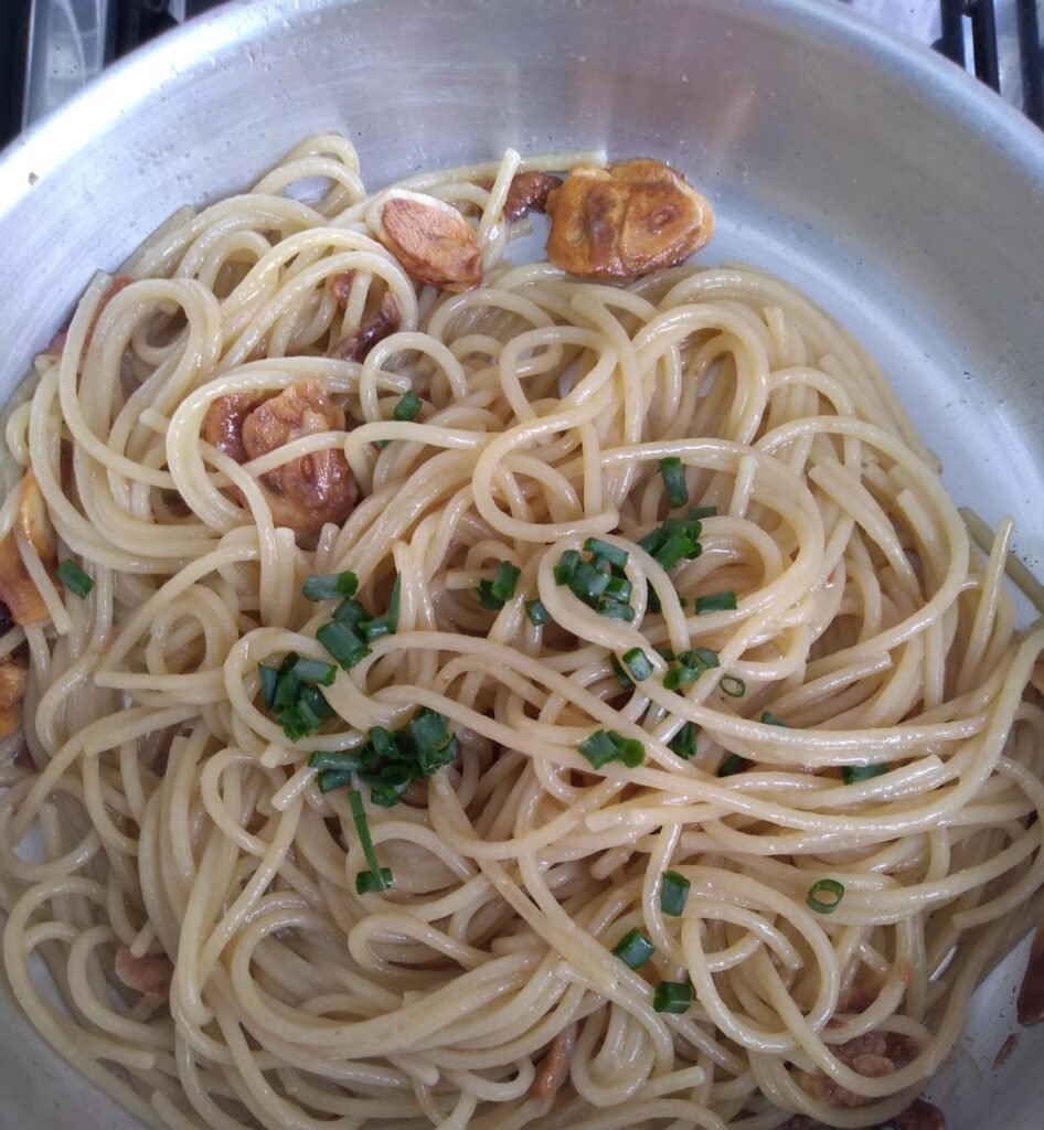 Macarrão alho e óleo