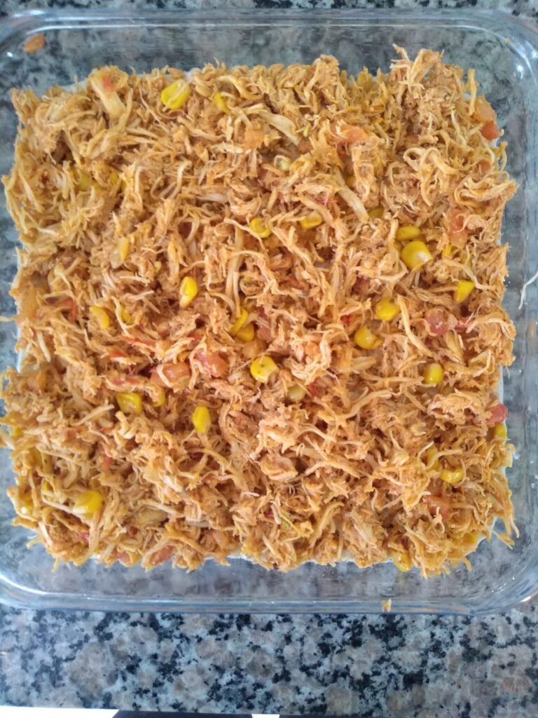 Torta de Frango Fit Sem Farinha de Trigo