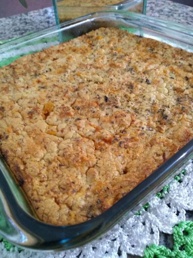 cropped Torta de Frango Fit Sem Farinha de Trigo