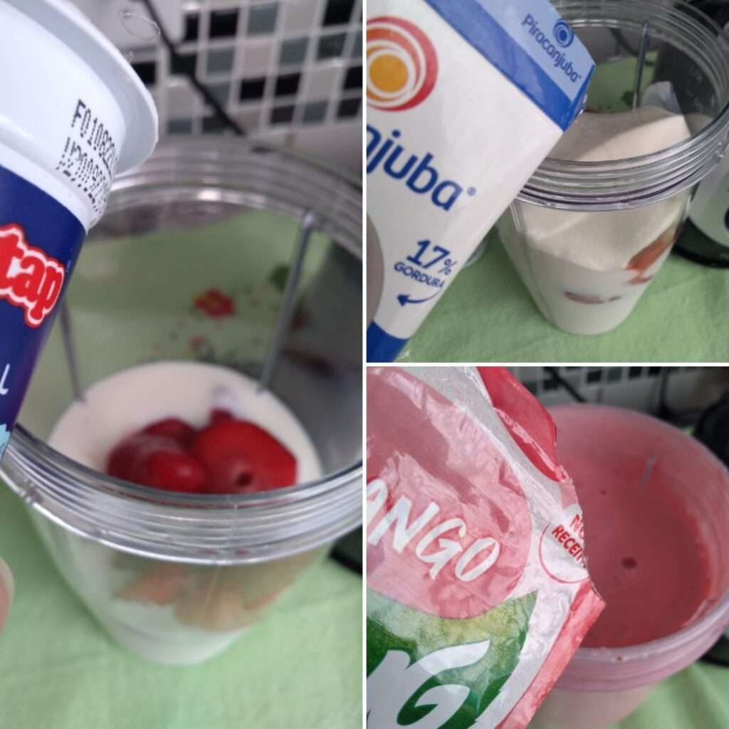 Mousse de Morango com Iogurte Natural 3 Mousse de Morango com Iogurte Natural
