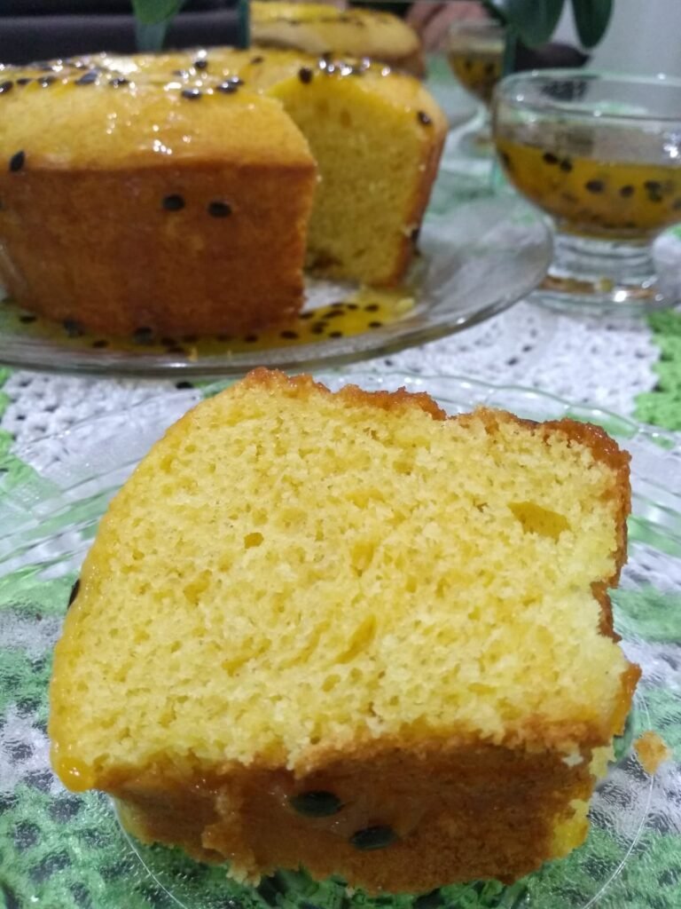 Bolo de maracujá