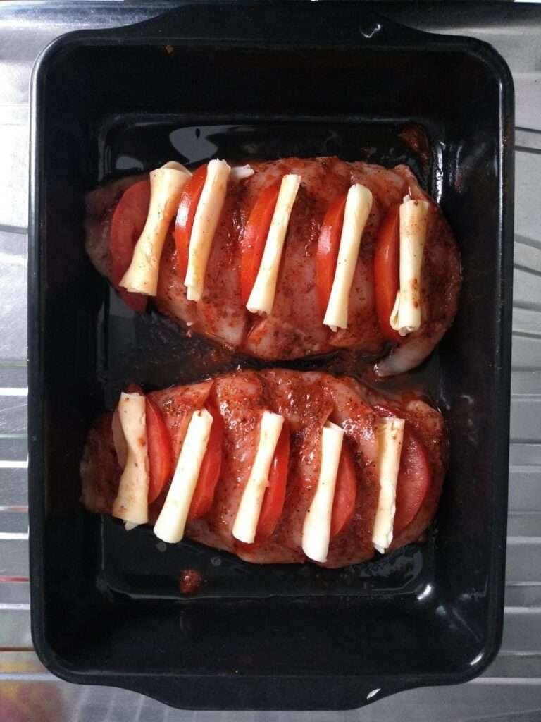 Peito de frango recheado