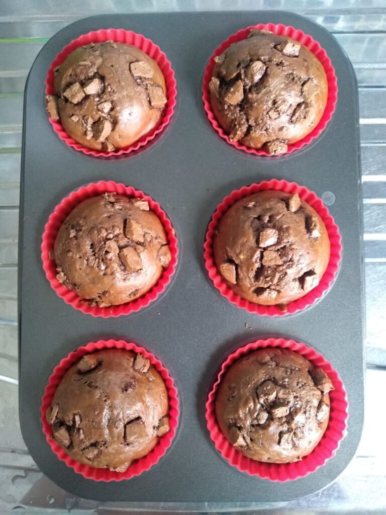Bolinho de Banana com Chocolate