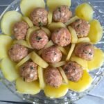 Almondegas com batatas no forno 7
