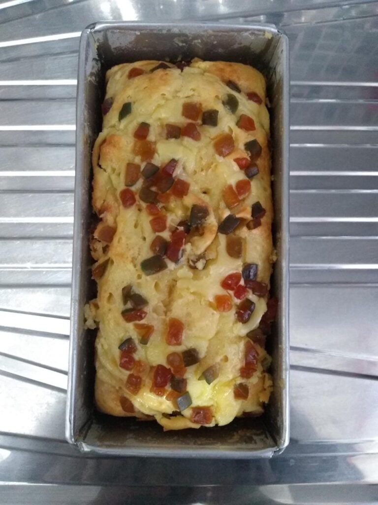 Bolo caseirinho de frutas