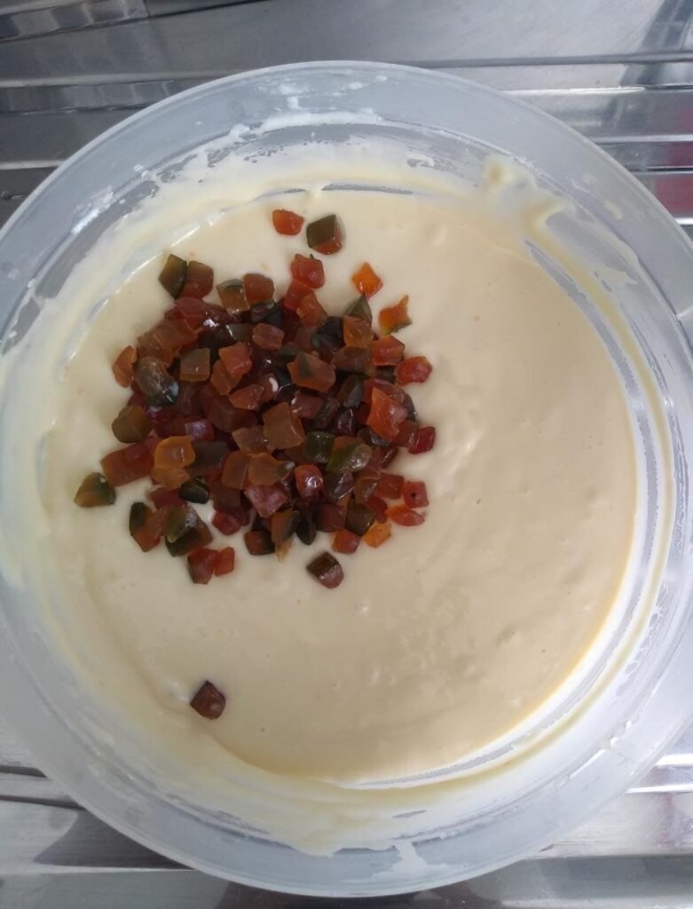 Bolo caseirinho de frutas