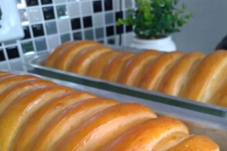 Pão nuvem de algodão