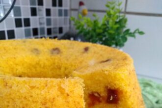 Bolo De Iogurte Com Farinha De Milho