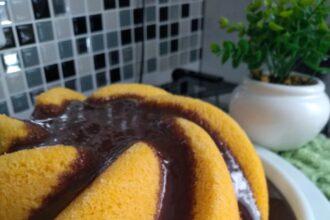 Bolo de cenoura sem glúten