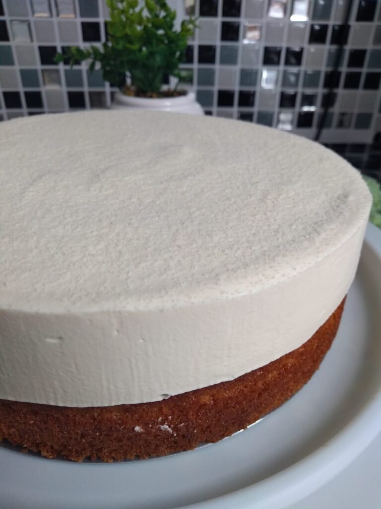 Bolo Mousse de Leite Ninho sem Gelatina