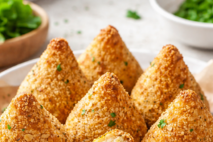 COXINHA DE BATATA ASSADA SEM FARINHA