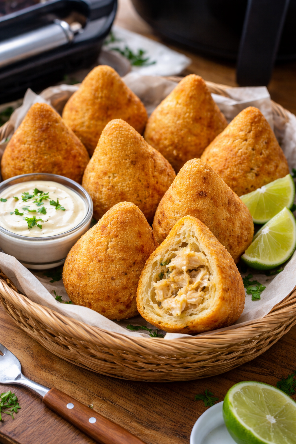 Coxinha de Batata na Air Fryer
