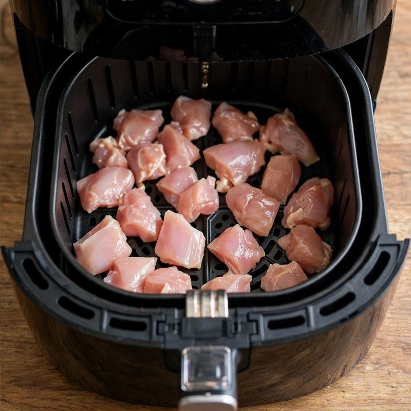 Frango a Passarinho na Air Fryer: Dourado, Crocante e Suculento 4 Frango a Passarinho na Air Fryer
