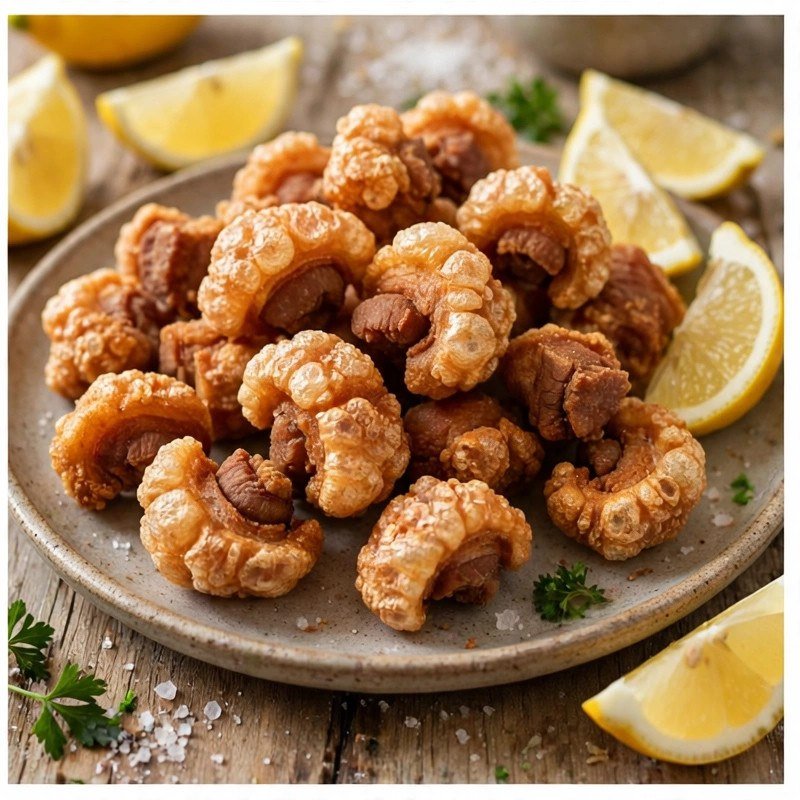 Torresmo na Air Fryer